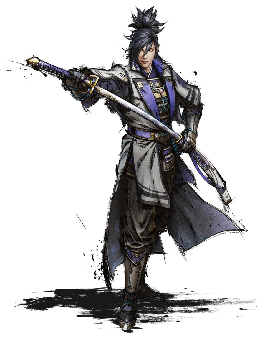 Mitsuhide Akechi Art from Samurai Warriors 5
