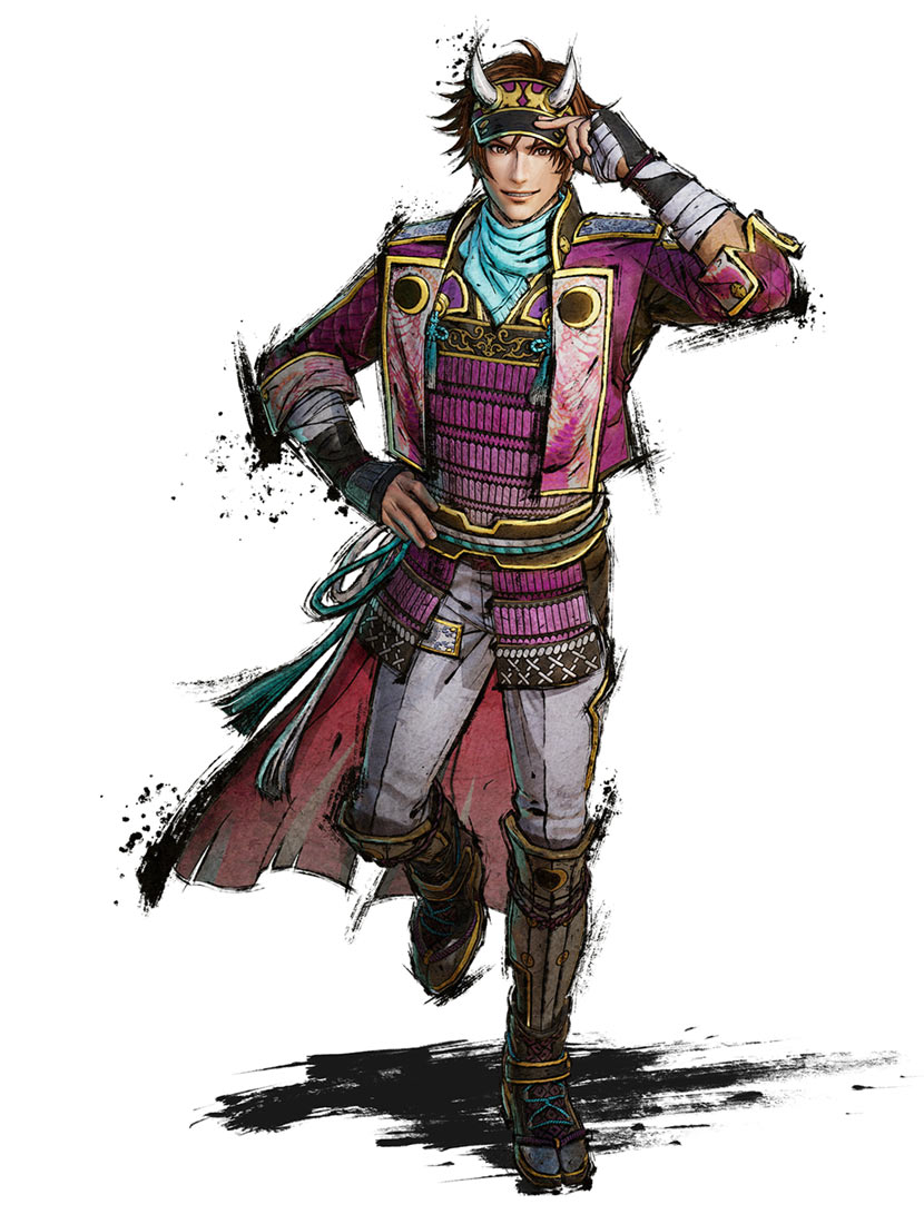 Shikanosuke Yamanaka Art from Samurai Warriors 5