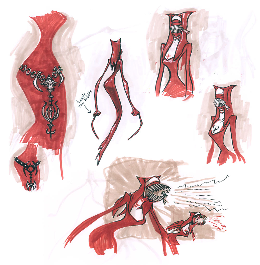 Battle Nun Art from Br&uuml;tal Legend