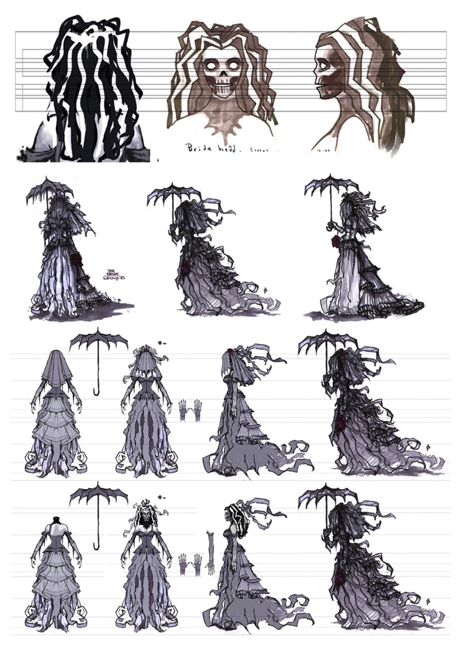 Bride Sketches from Br&uuml;tal Legend