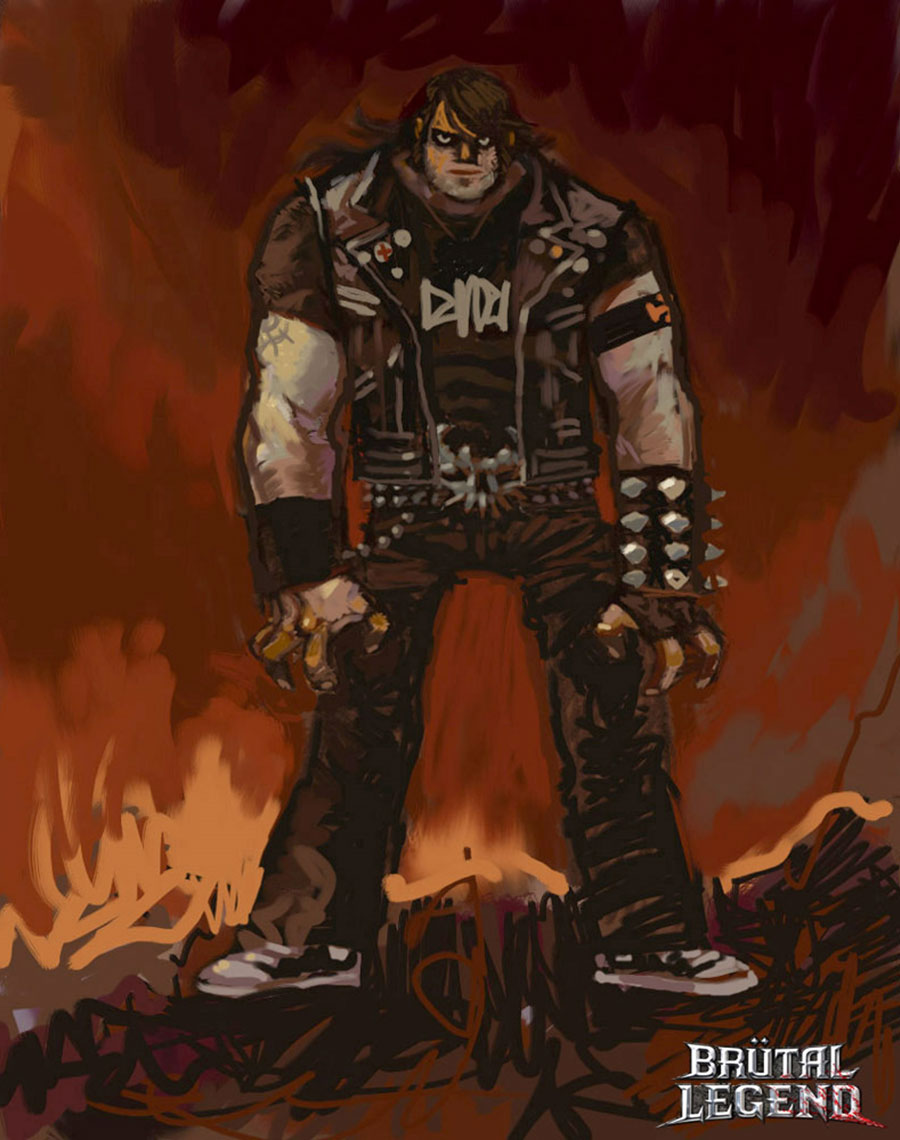 Eddie Riggs Art from Br&uuml;tal Legend