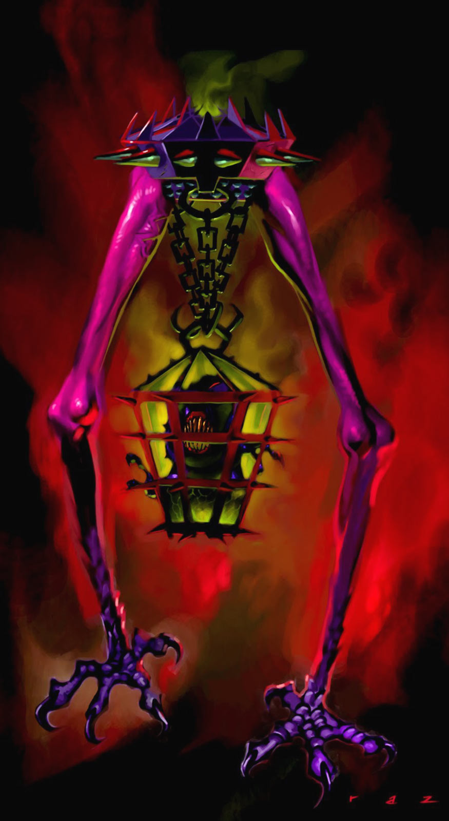 Hate Cage Art from Br&uuml;tal Legend