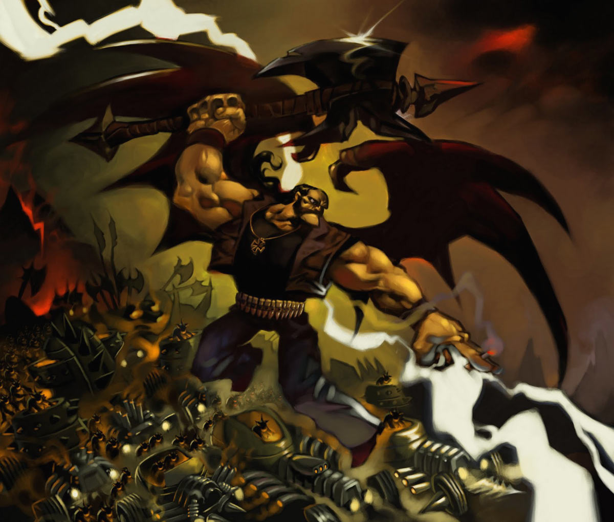 Roadie Commander Art from Br&uuml;tal Legend