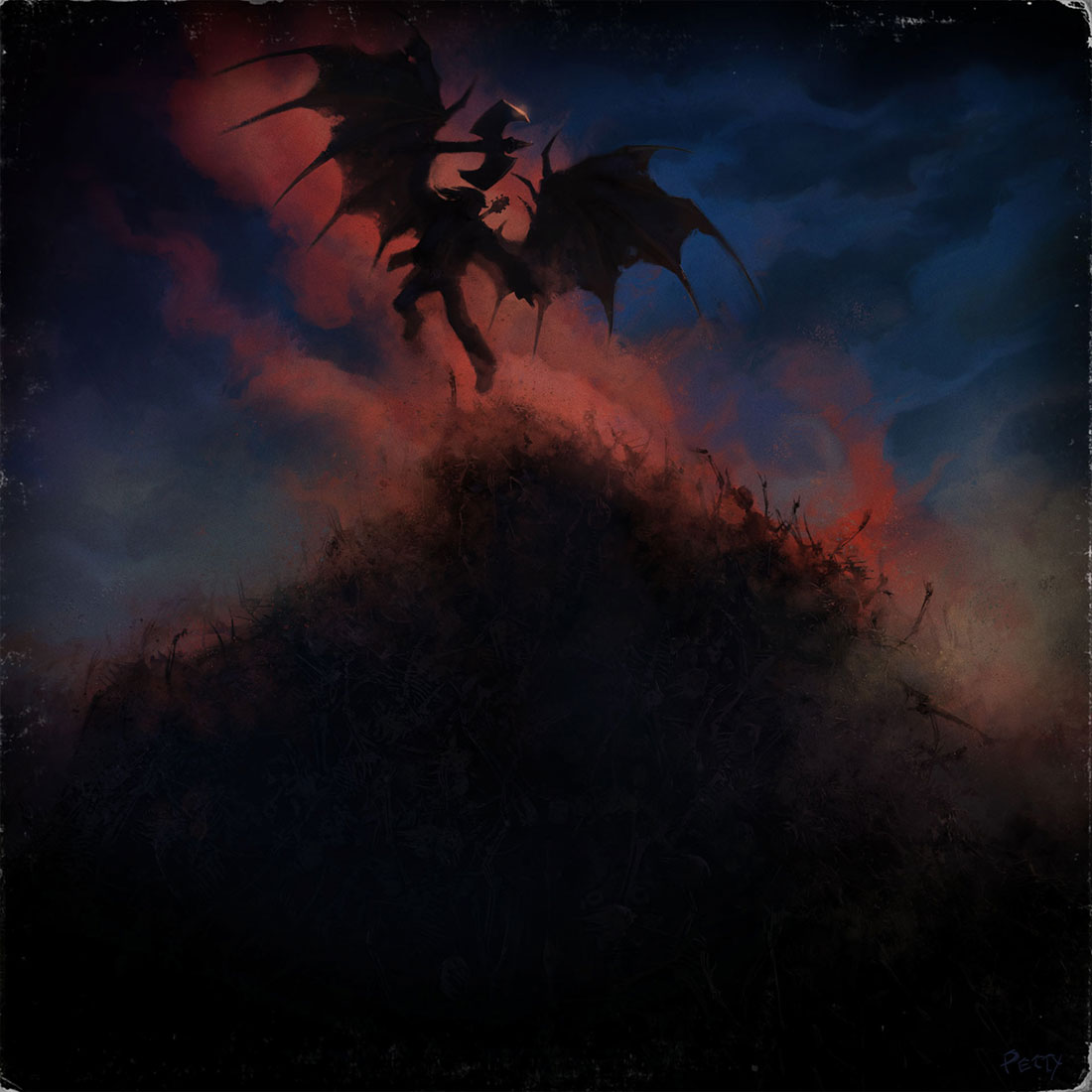 Vinyl Back Cover Art from Br&uuml;tal Legend