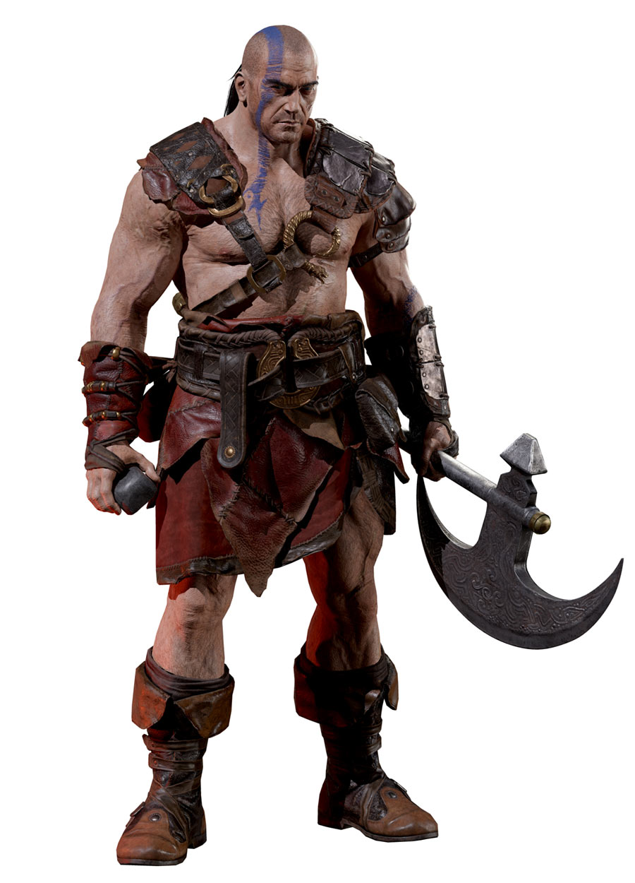 Barbarian Art from Diablo II: Resurrected