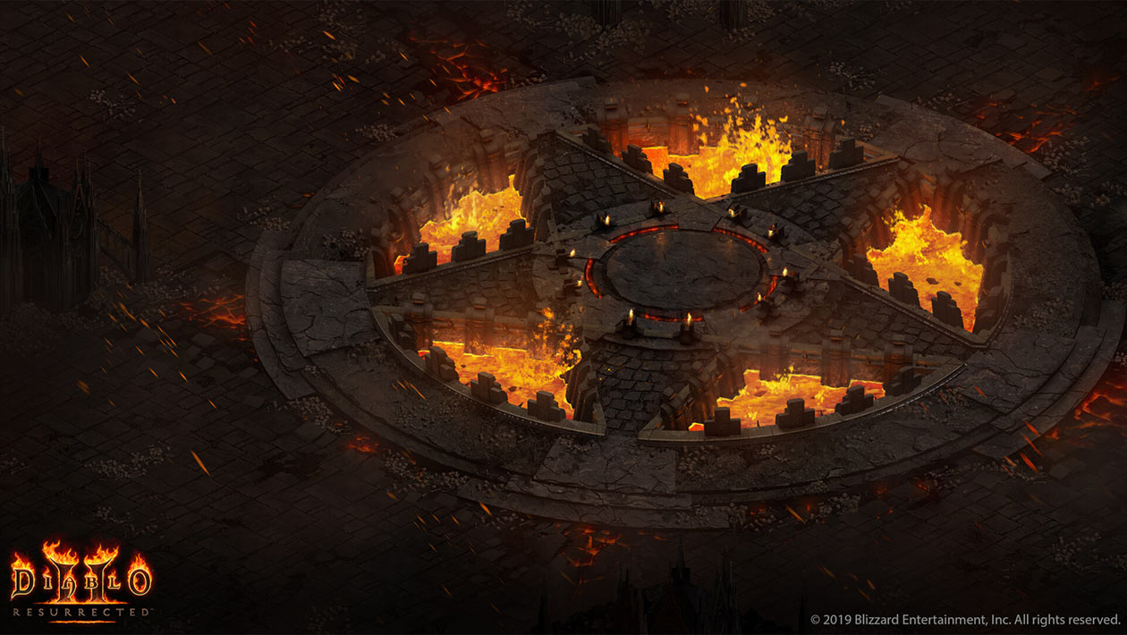 Chaos Sanctum Art from Diablo II: Resurrected