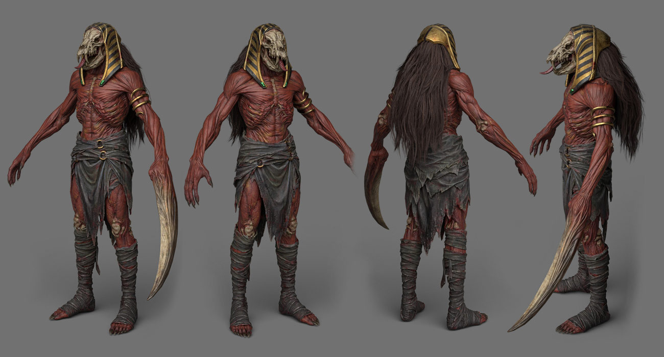 Greater Mummy Art from Diablo II: Resurrected