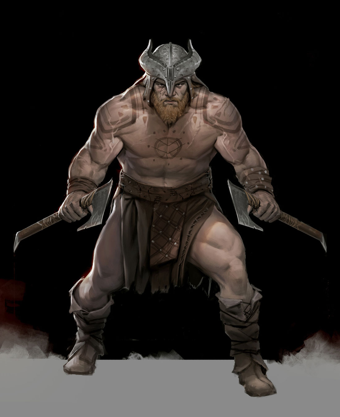Light Barbarian Art from Diablo II: Resurrected