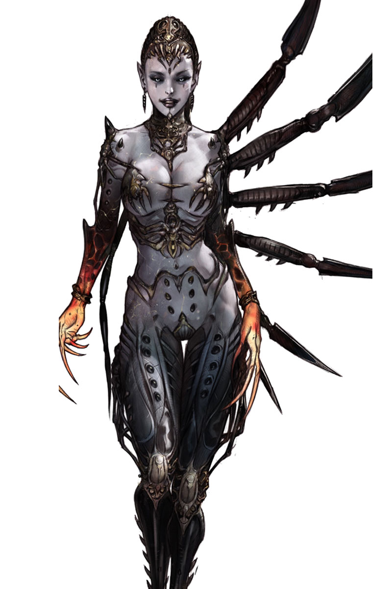 Adriana, Spider Queen Art from Darkness Rises