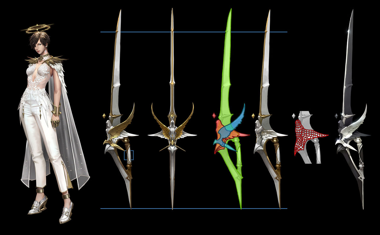 Angel Weapon Art from Darkness Rises