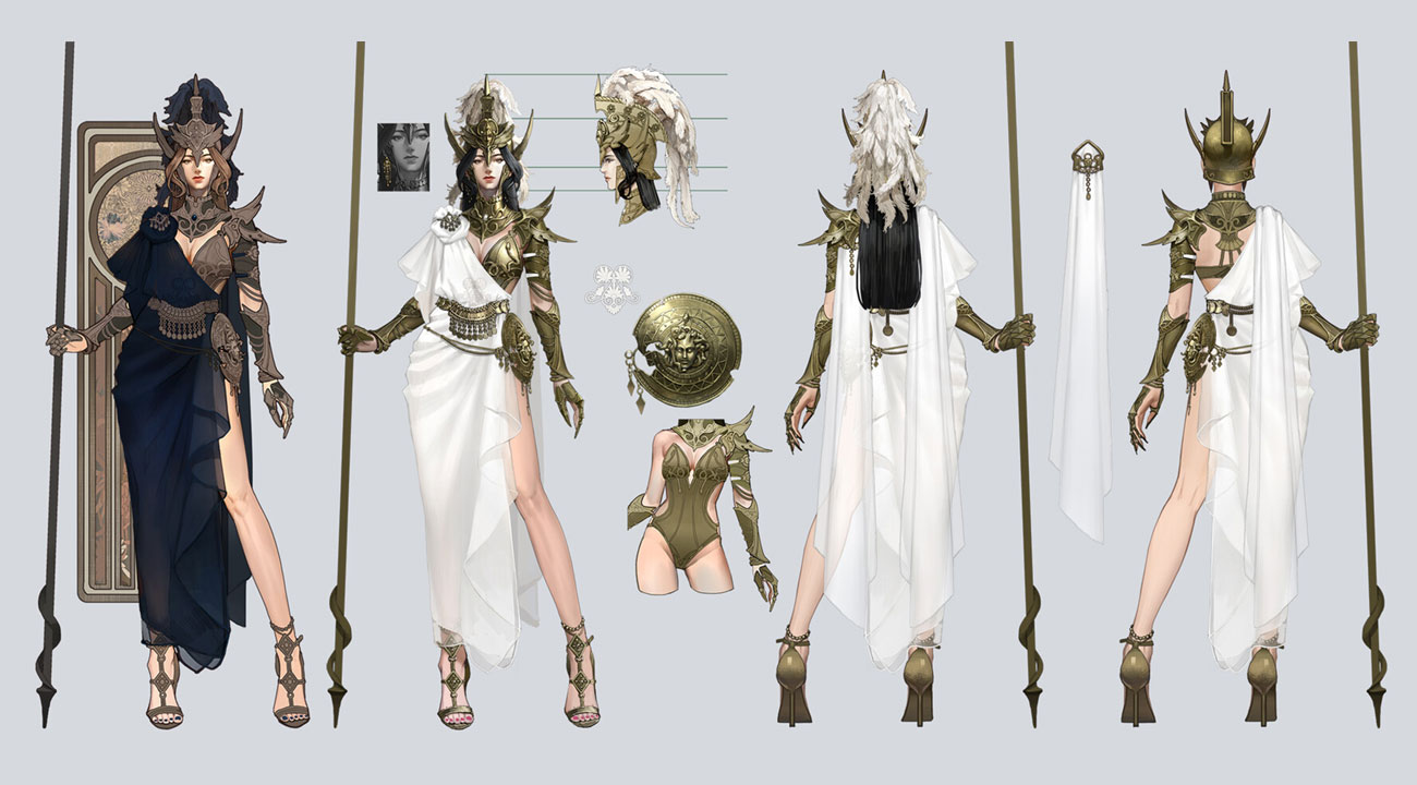 Athena Wizard Art from Darkness Rises