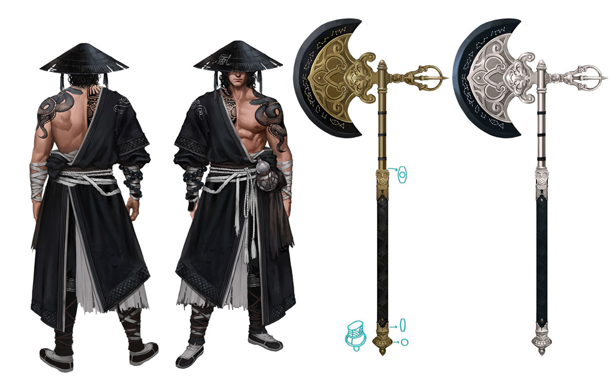 Berserker Hanbok Costume Art from Darkness Rises