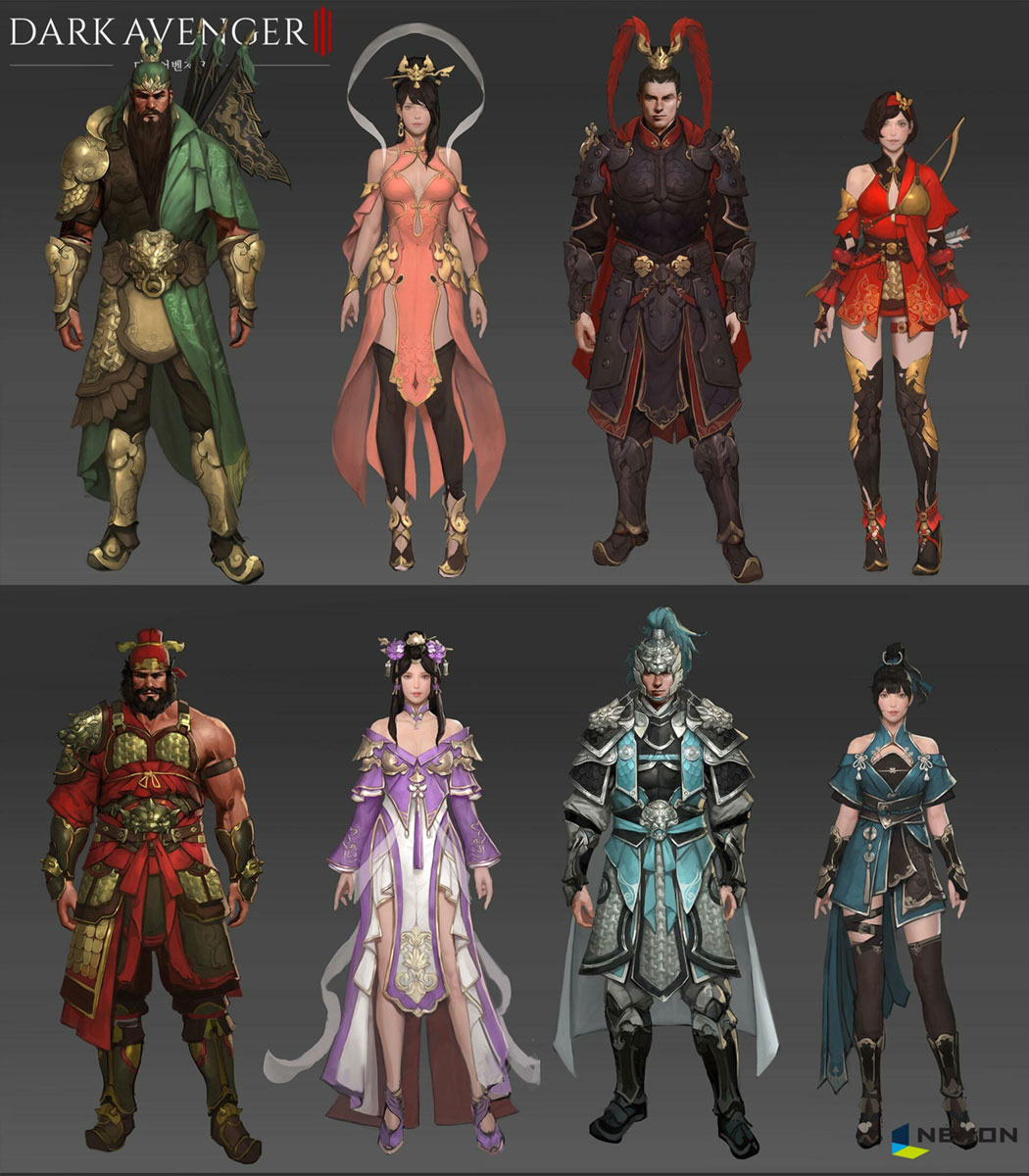 Chinese Generals Skins Artwork from Darkness Rises