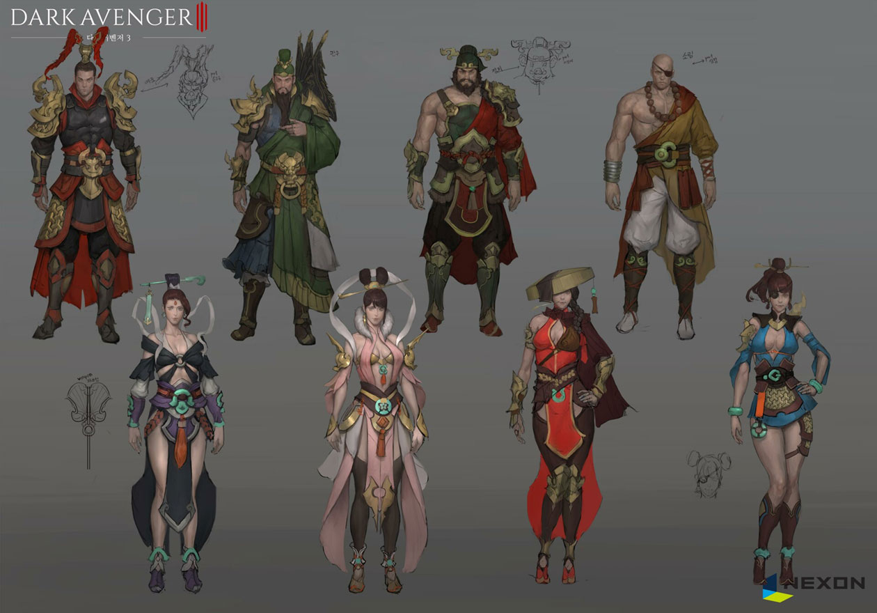 Chinese Generals Skins Art from Darkness Rises