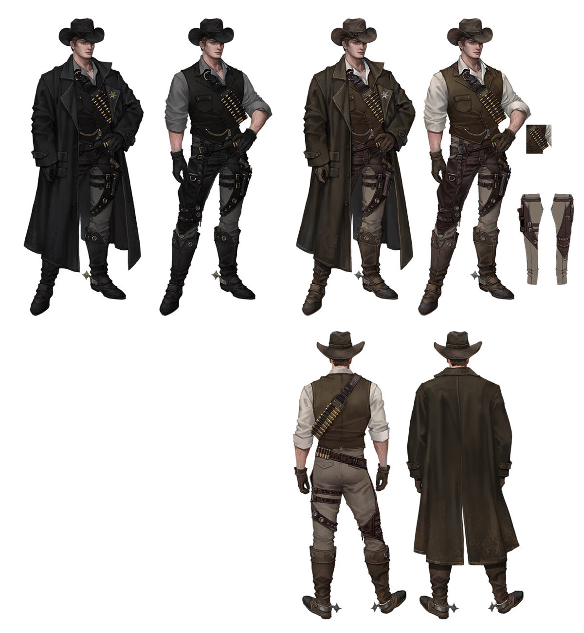 Cowboy Concept Art from Darkness Rises