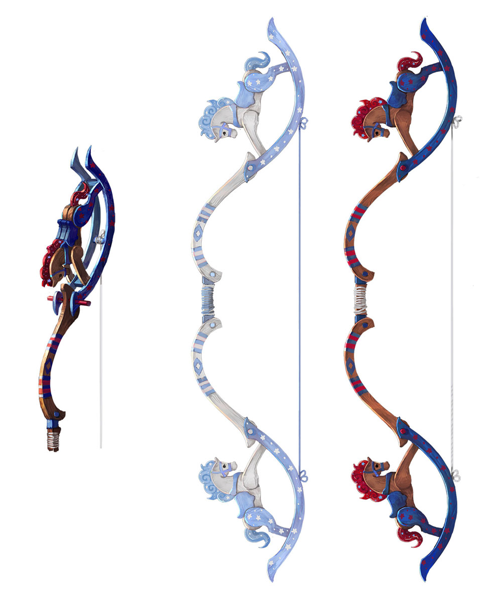 Cowgirl Archer Bow Art from Darkness Rises