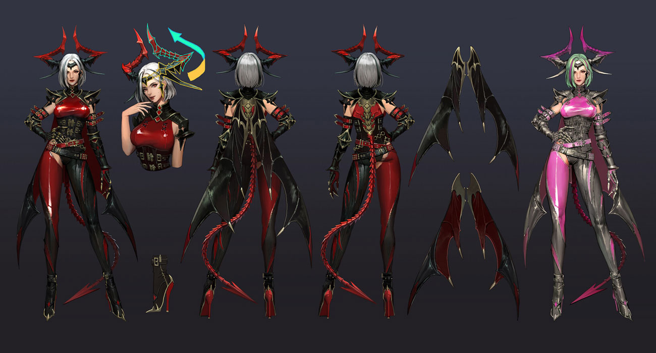 Devil Concept Art from Darkness Rises