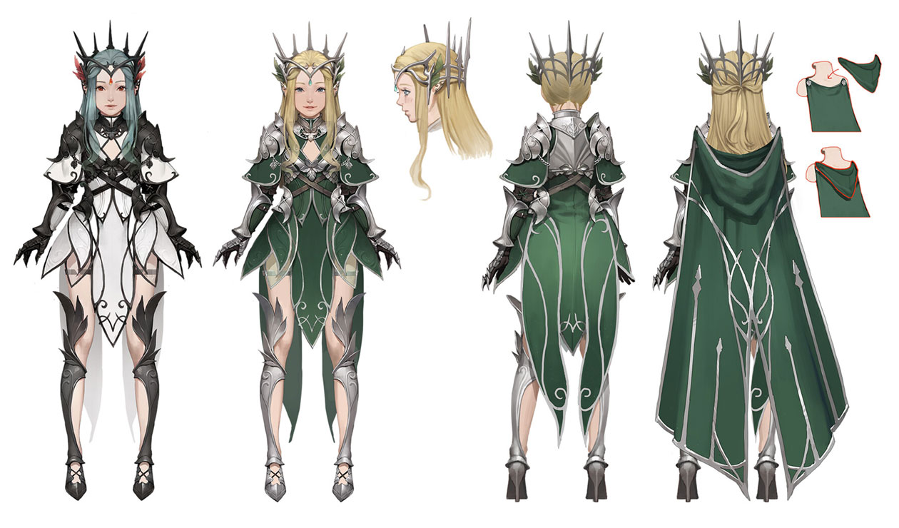 Elf Archer Art from Darkness Rises