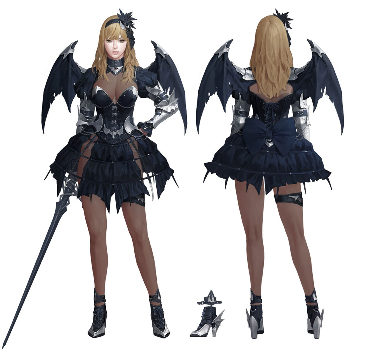 Hoop Skirt Concept Art from Darkness Rises