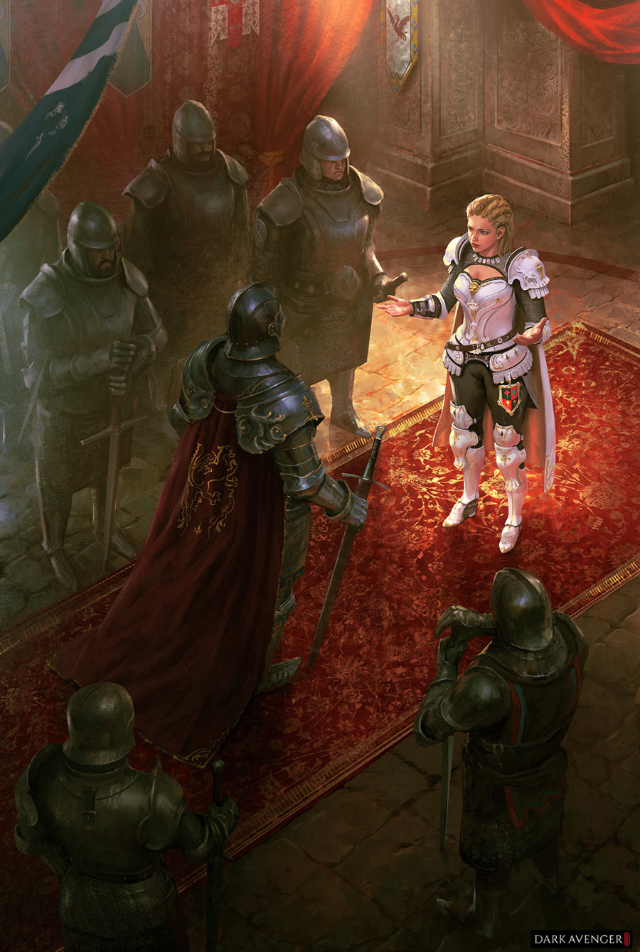 Knight Concept Art from Darkness Rises