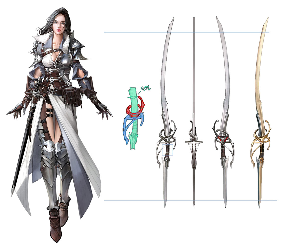 Light Armor Witch and Weapon Art from Darkness Rises