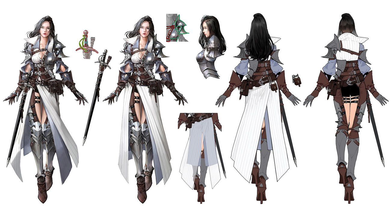 Light Armor Witch Art from Darkness Rises