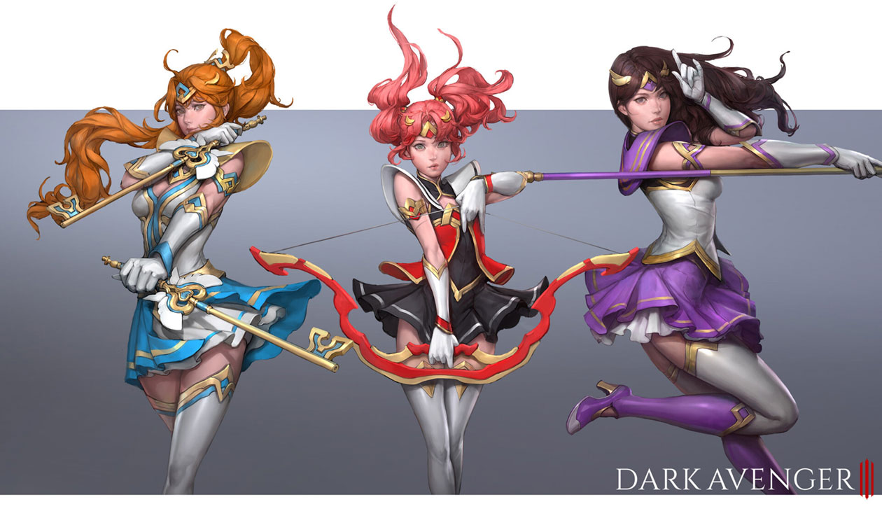 Magical Girls Art from Darkness Rises