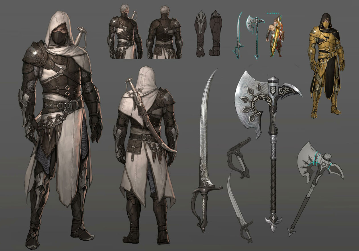Male Assassin Art from Darkness Rises