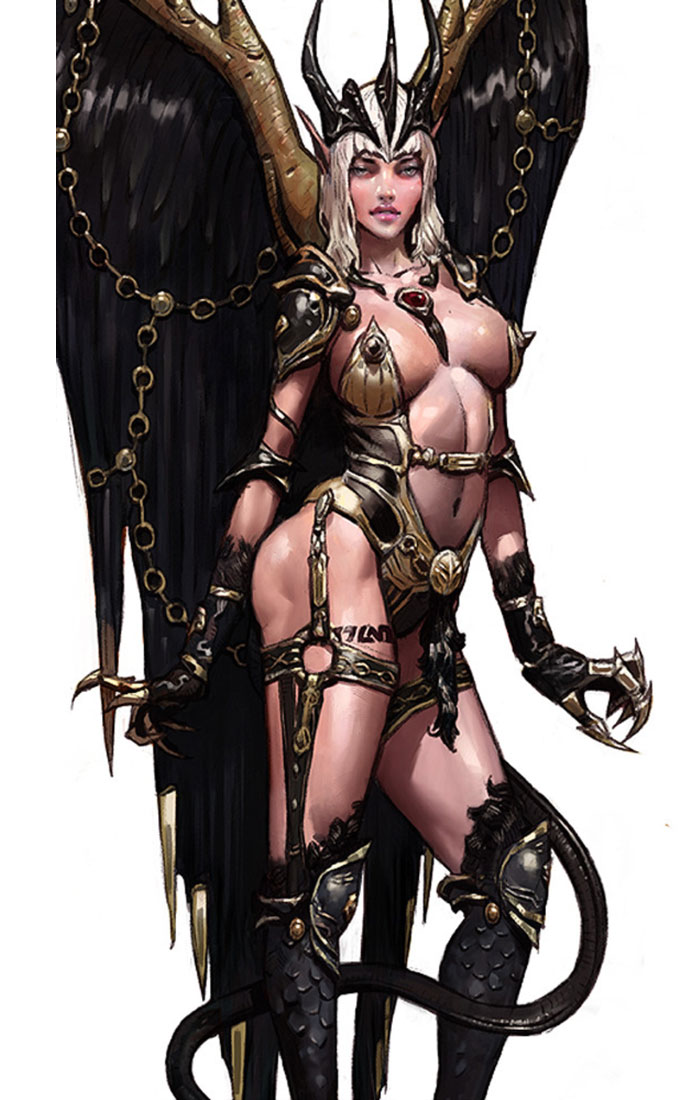 Succubus Art from Darkness Rises