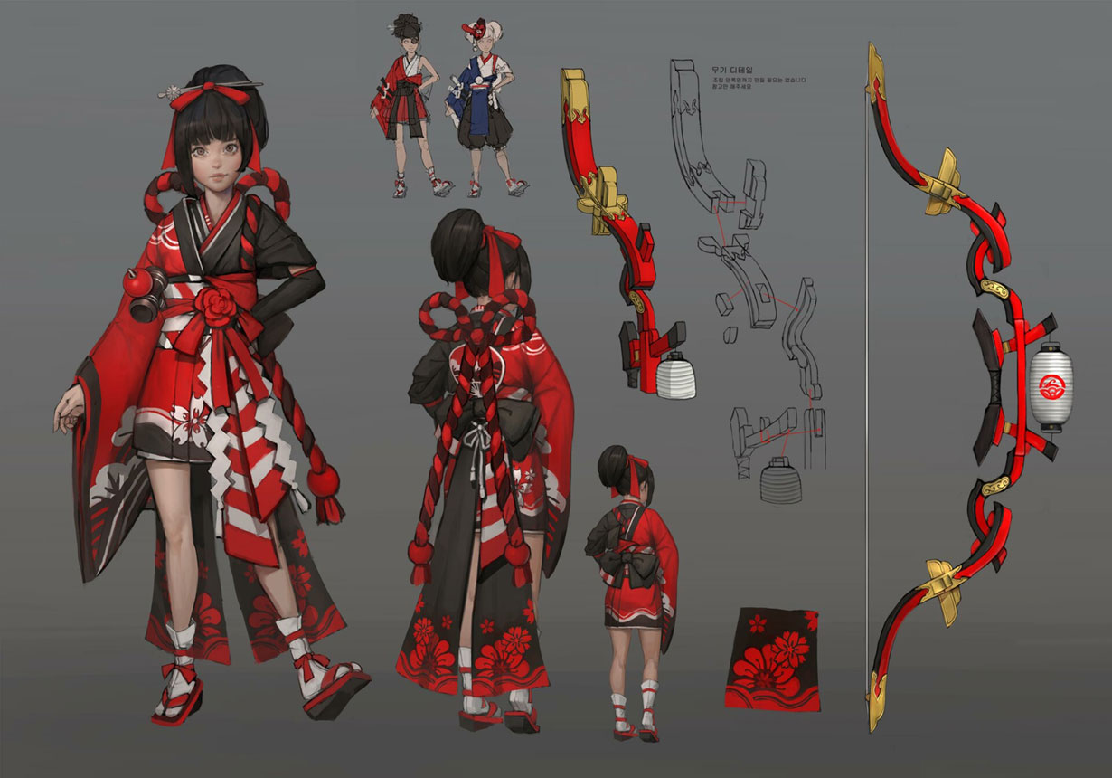 Yukata Archer Art from Darkness Rises