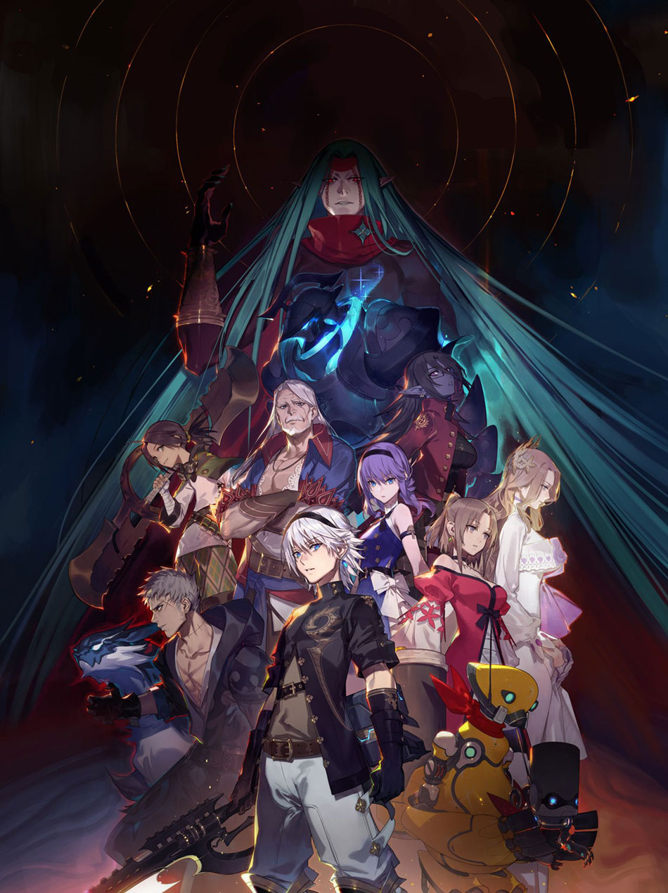 Characters Artwork from Fantasian