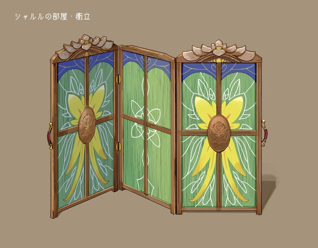 Cheryl's Room Folding Screen Art from Fantasian