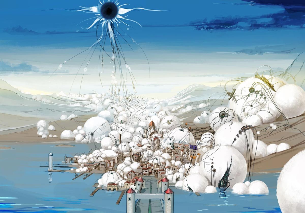 Mechteria Infestation Art from Fantasian