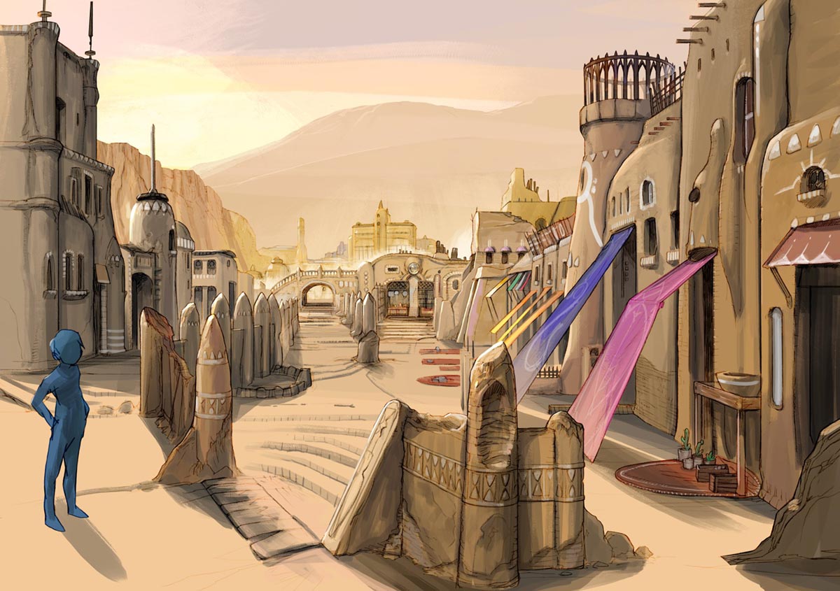 Old Town En Art from Fantasian