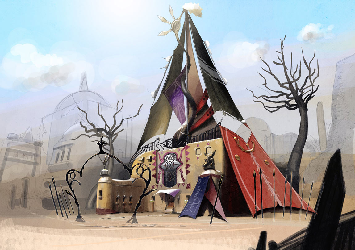 Owen's Tavern Initial Design from Fantasian