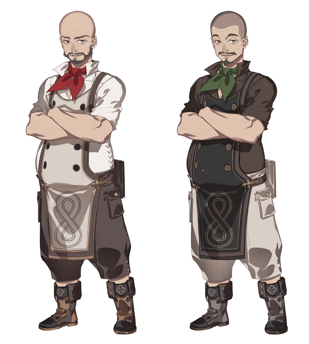 Shop Vendors Art from Fantasian