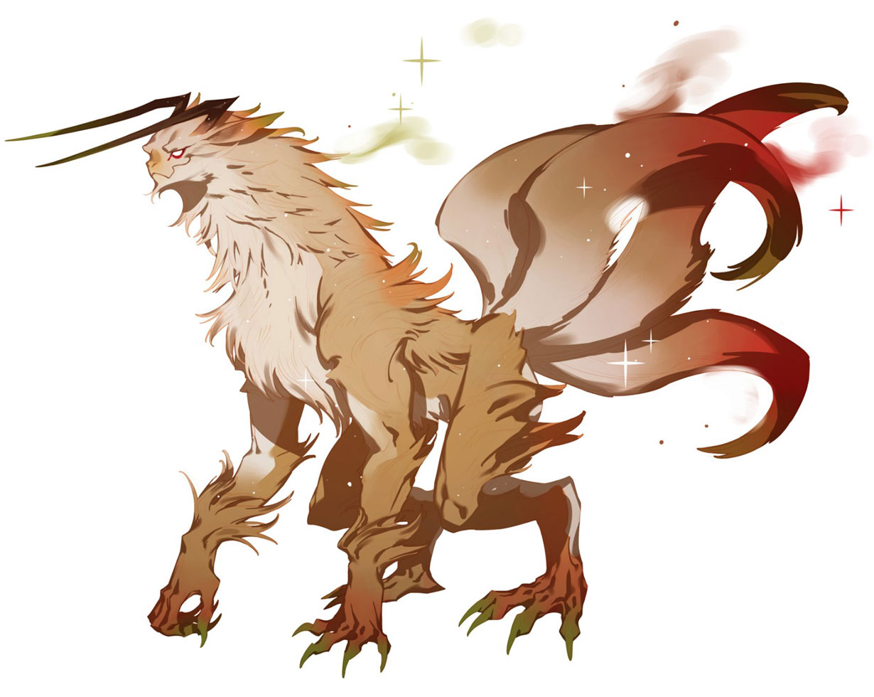 Spirit Beast Artwork from Fantasian