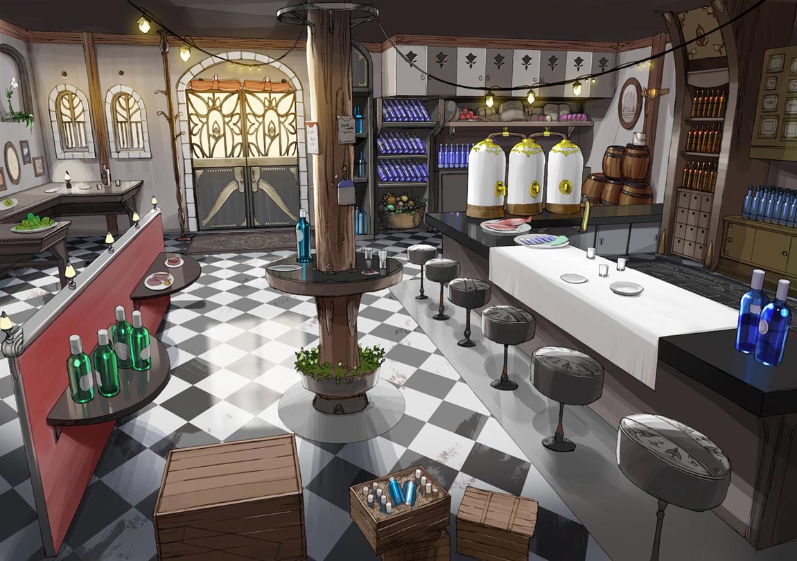 Vence Bar Art from Fantasian