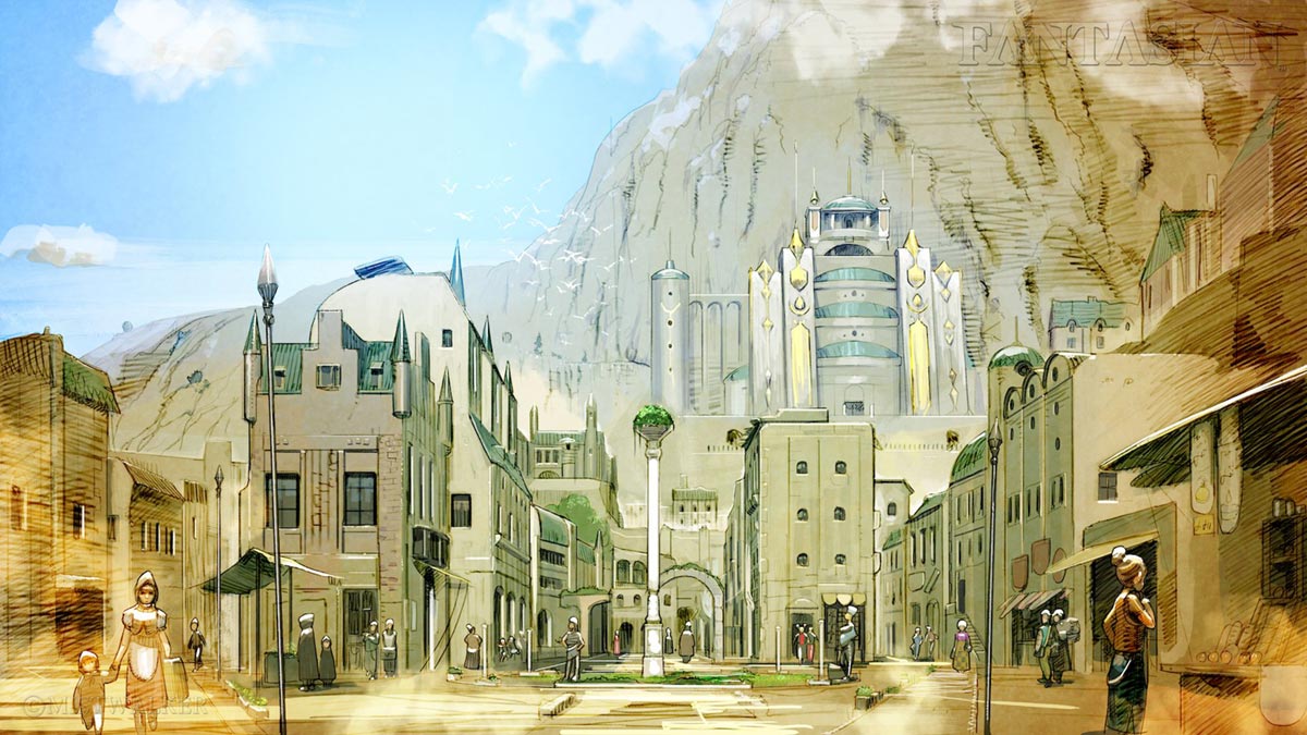 Vibra Royal Capital Art from Fantasian