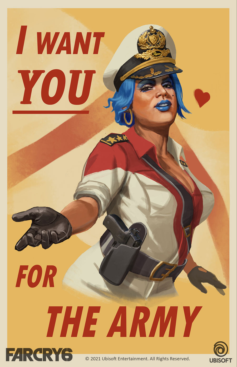 Army Propaganda Poster Artwork from Far Cry 6