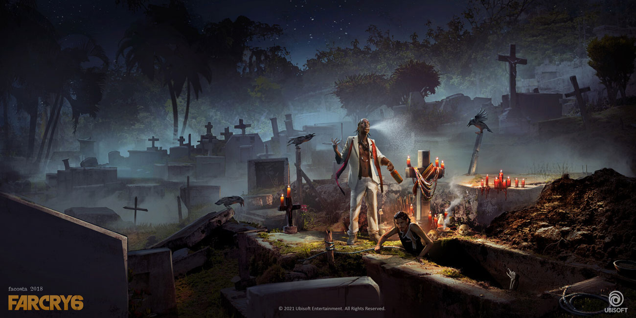 Cemetery Art from Far Cry 6
