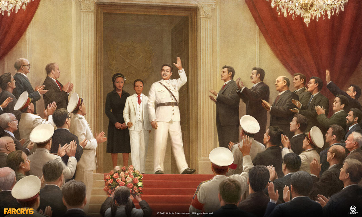 Cheering Gabriel Art from Far Cry 6