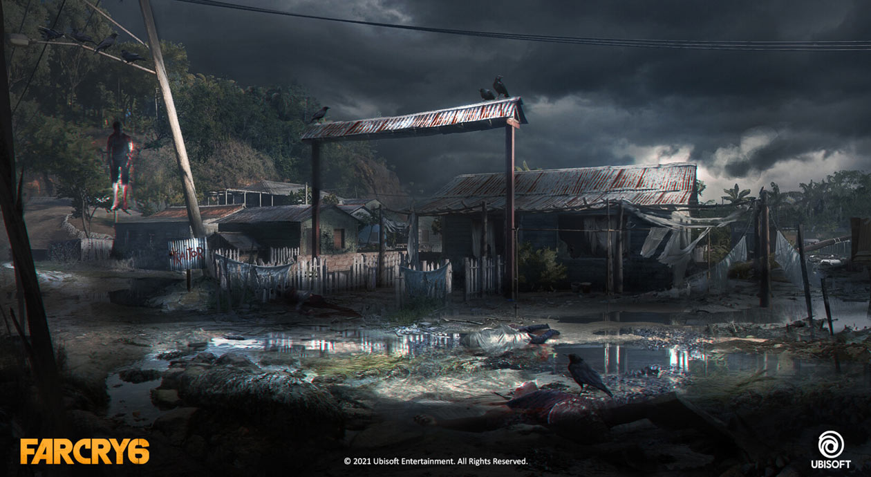 Cursed Town Art from Far Cry 6