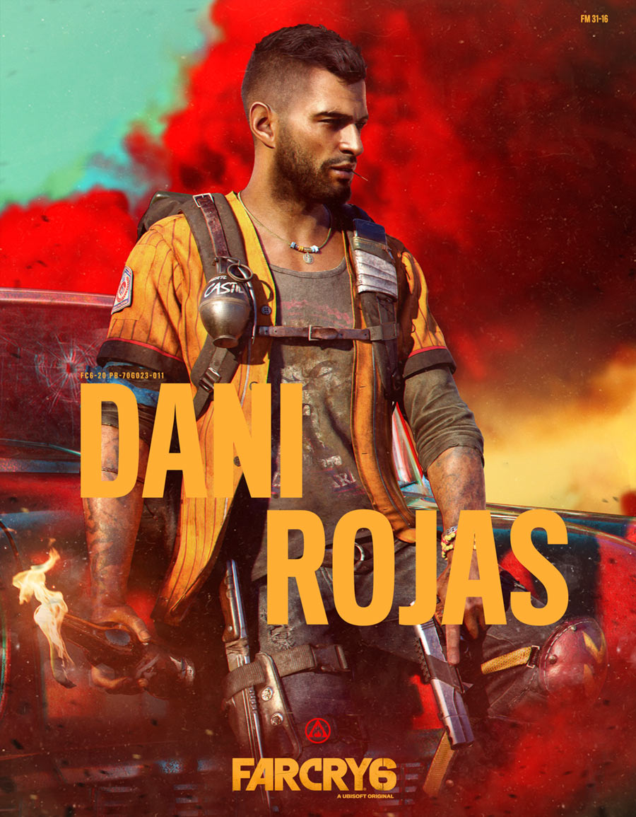 Male Dani Rojas Art from Far Cry 6