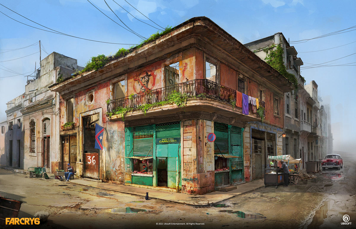 Esperanza Butcher Shop Art from Far Cry 6