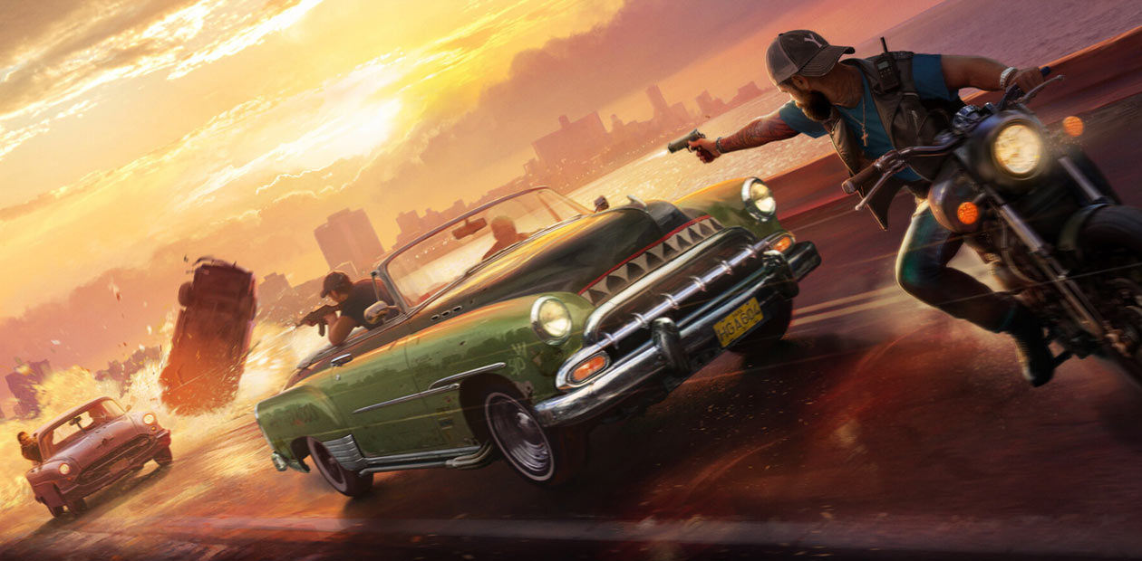 Esperanza Car Chase Art from Far Cry 6