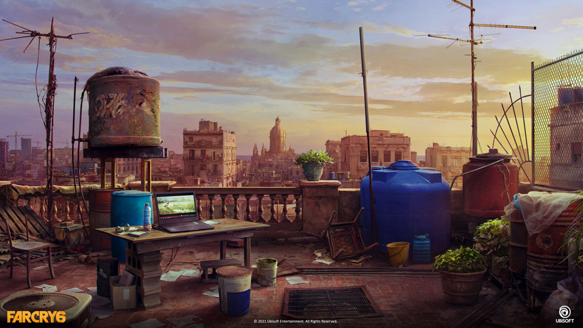 Esperanza Rooftop Artwork from Far Cry 6