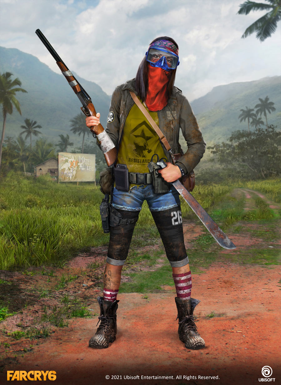 Female Guerrilla Fighter 2 Art from Far Cry 6