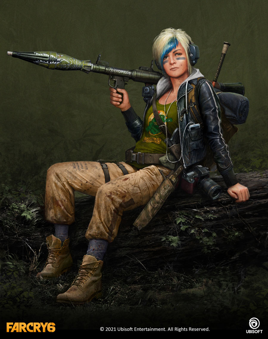 Female Guerrilla Fighter 4 Art from Far Cry 6