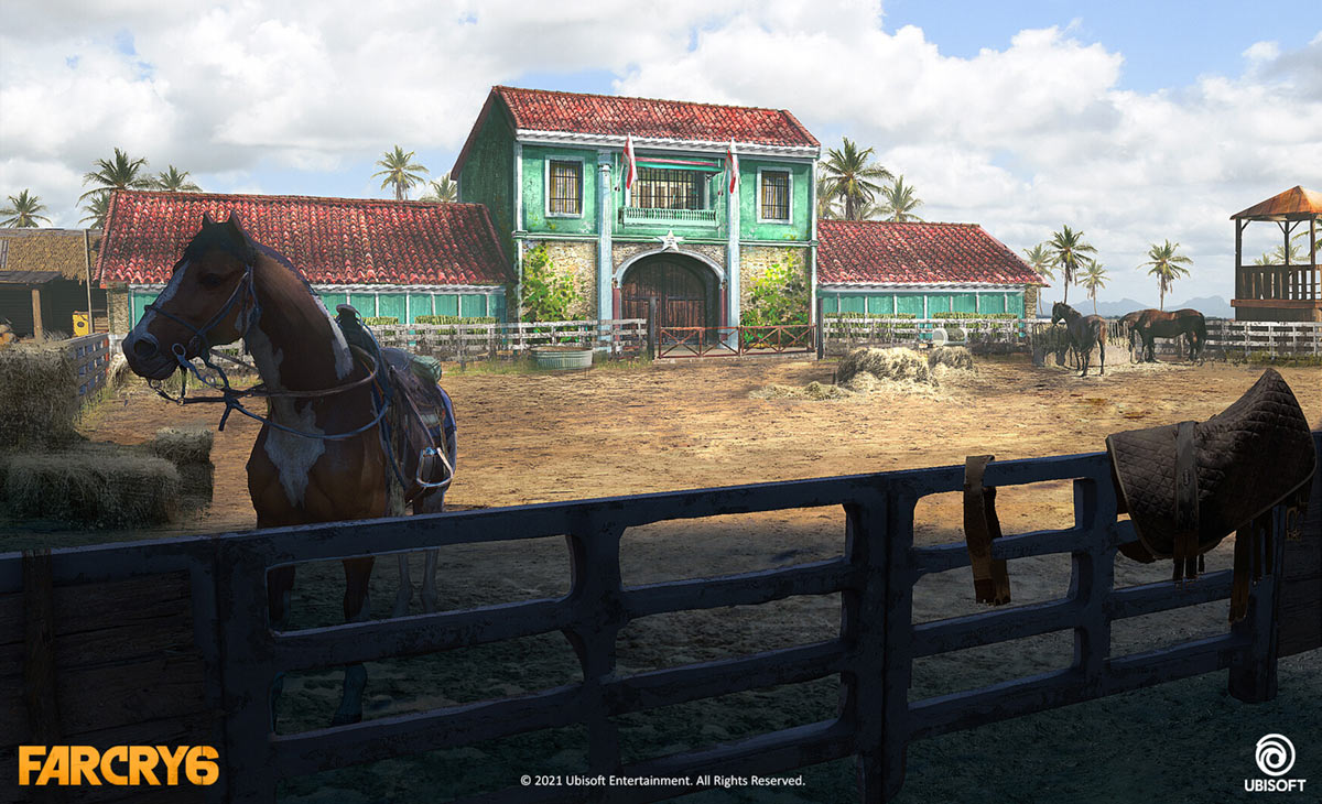 Horse Stable Art from Far Cry 6